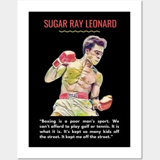 Sugar Ray Leonard Posters and Art